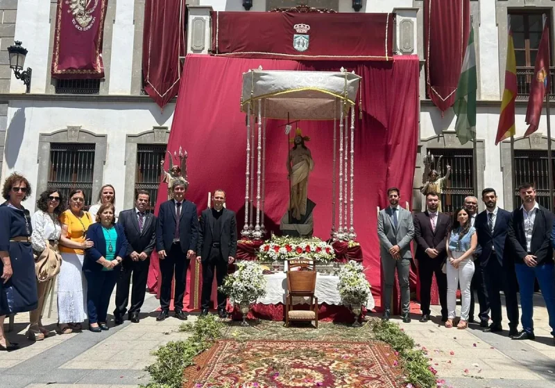 Celebración del Corpus en Adra. Archivo