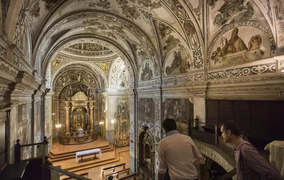 Interior de la Iglesia de San Pedro de Alcántara de Sevilla.Antonio Pizarro (Diario de Sevilla)