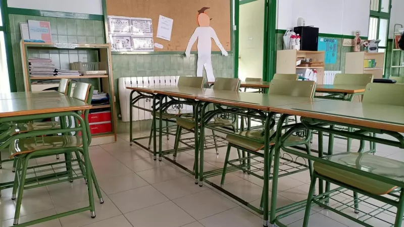Un aula de un colegio. EUROPA PRESS - Archivo