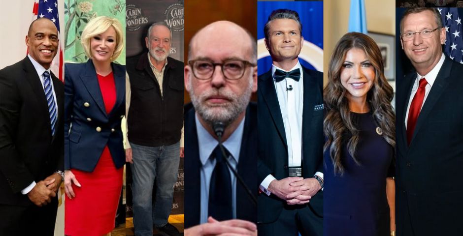 Los rostros evangélicos del Gobierno Trump / Fuente: Redes Sociales. (Canva)