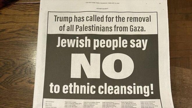 Anuncio-protesta en The New York Times