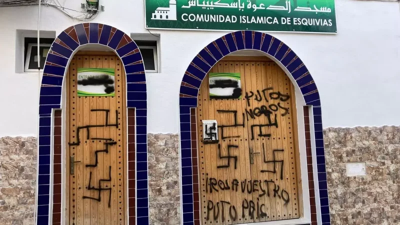 Pintadas de contenido nazi en una mezquita en Esquivias. Ayuntamiento