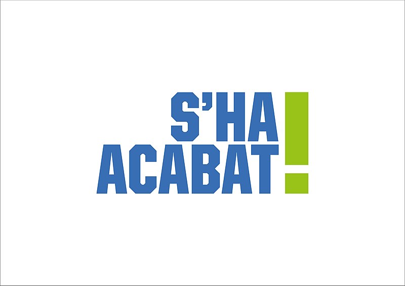 S'HA ACABAT logo blanco