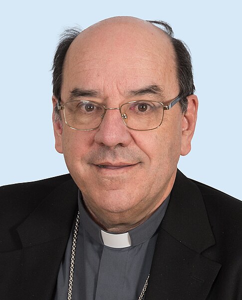 El arzobispo de Pamplona y obispo de Tudela, Florencio Roselló