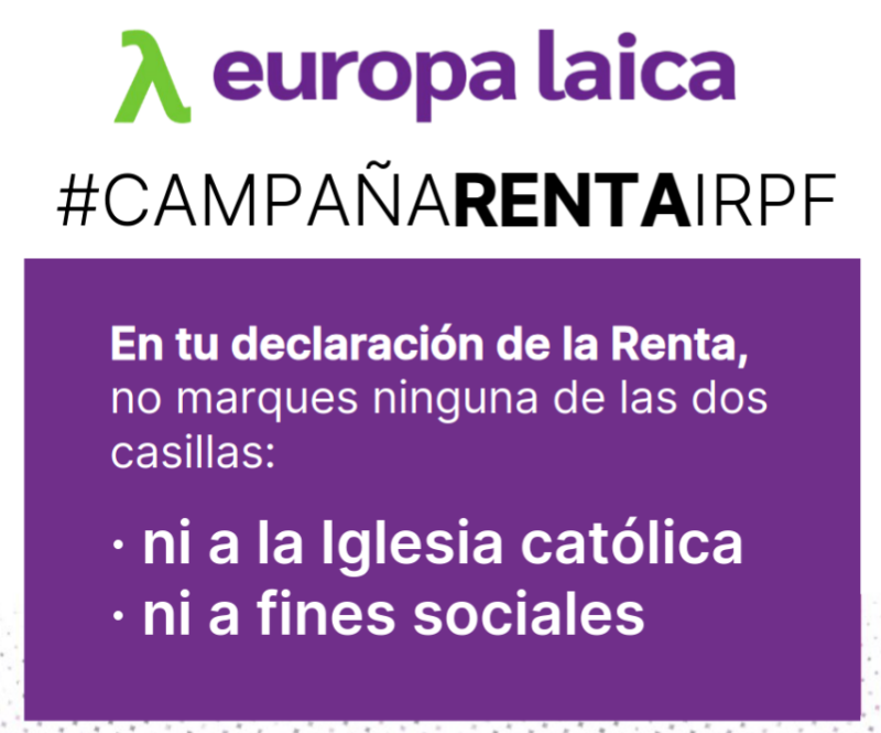 Campaña IRPF Europa Laica