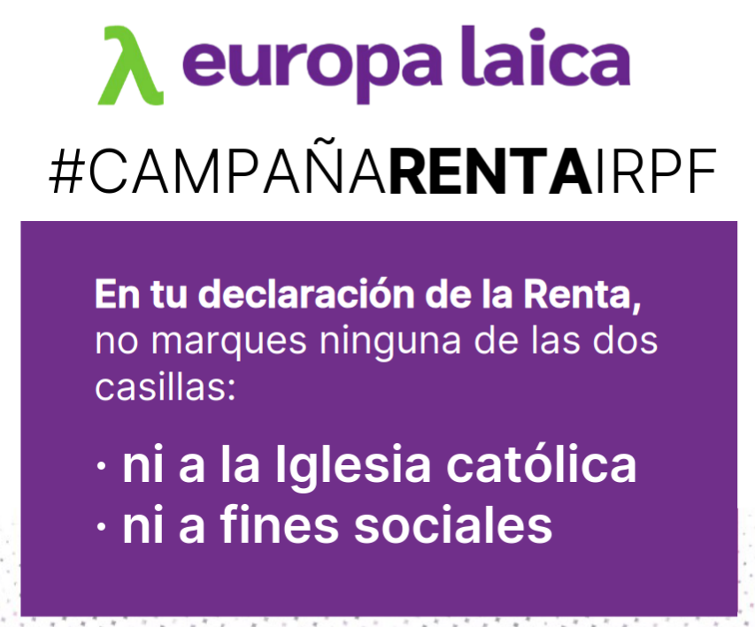 Campaña IRPF Europa Laica