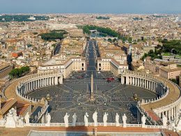 Plaza de San Pedro, Vaticano. 2007