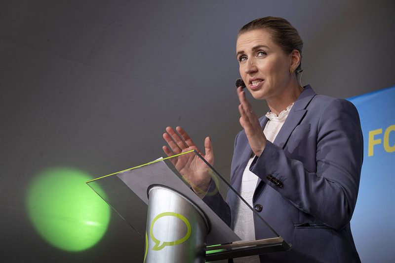 La primera ministra de Dinamarca, Mette Frederiksen.
