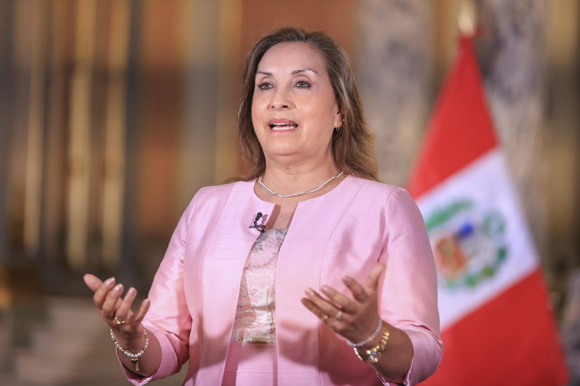 Presidencia Perú la presidenta Dina Boluarte
