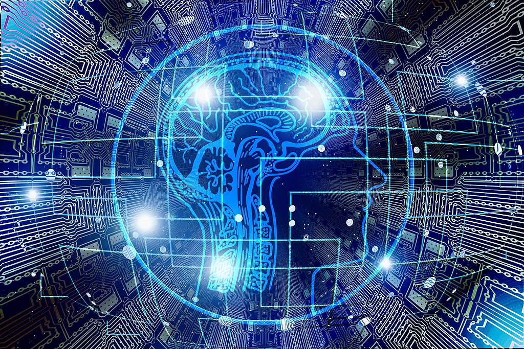La imagen recrea un cerebro bajo el control de la inteligencia artificial.