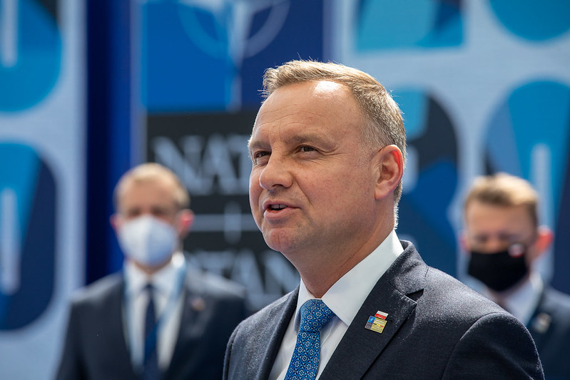 presidente de Polonia, el católico Andrzej Duda