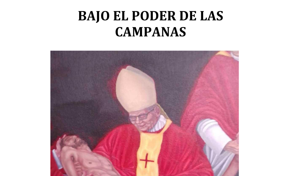 Portada del libro Bajo el poder de las campanas · por Sayed Vanegas