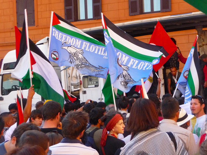 Manifestación flotilla Graza Palestina