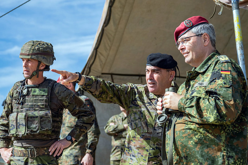 El teniente general Alfons Mais, jefe del Ejército alemán
