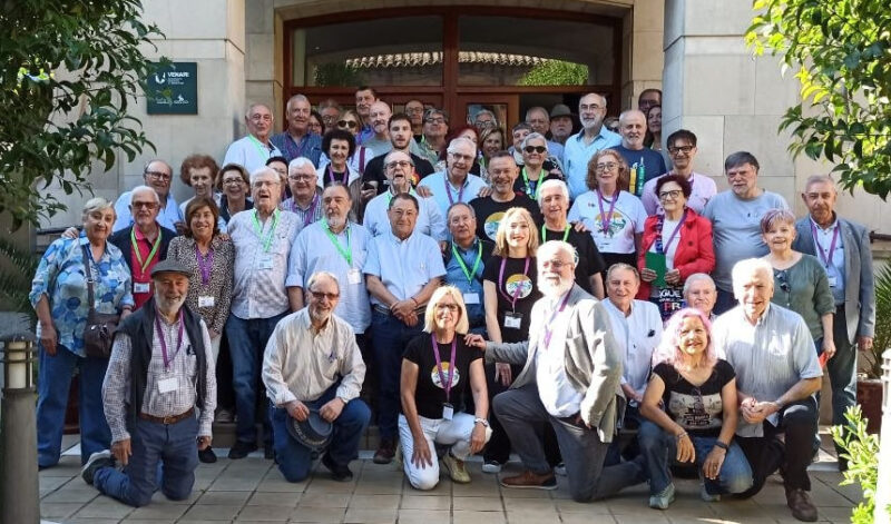 Foto de familia de la asamblea general de Europa Laica